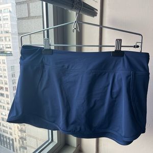 Athleta Blue Swim Coverup Skirt